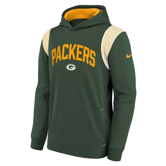 Nike Kids Green Bay Packers Therma Hoodie 9Z1B7FE9W-PCK Green Size 18/20 X-Large - Picture 1 of 2